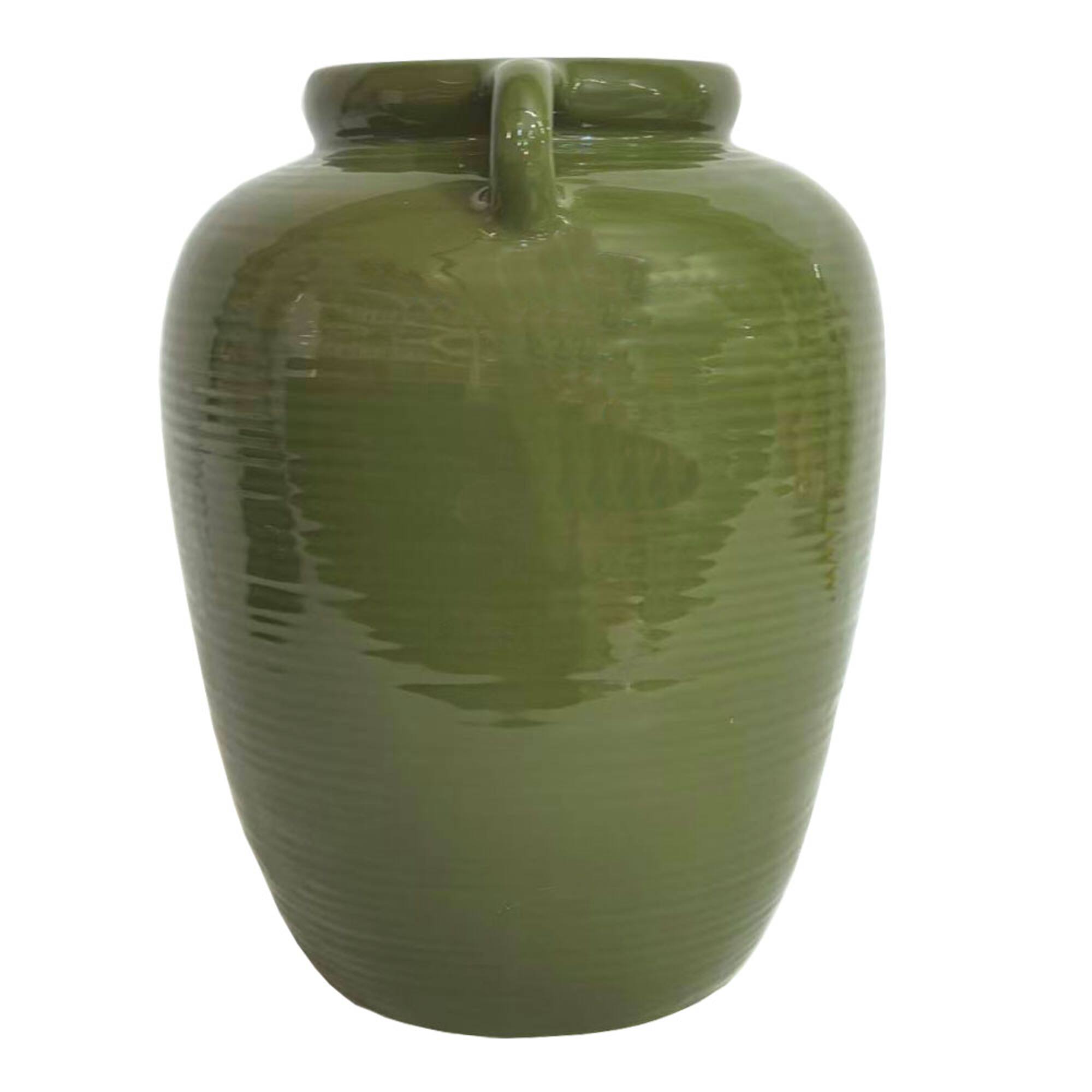 8.25" Green Ceramic Vase by Ashland®